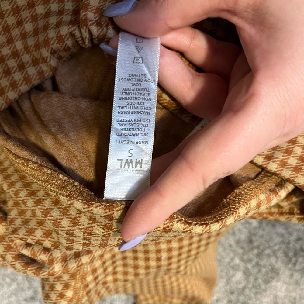 Madewell Make Weekends Longer MWL Flex High-Rise 25" Leggings in Check - Picture 13 of 16
